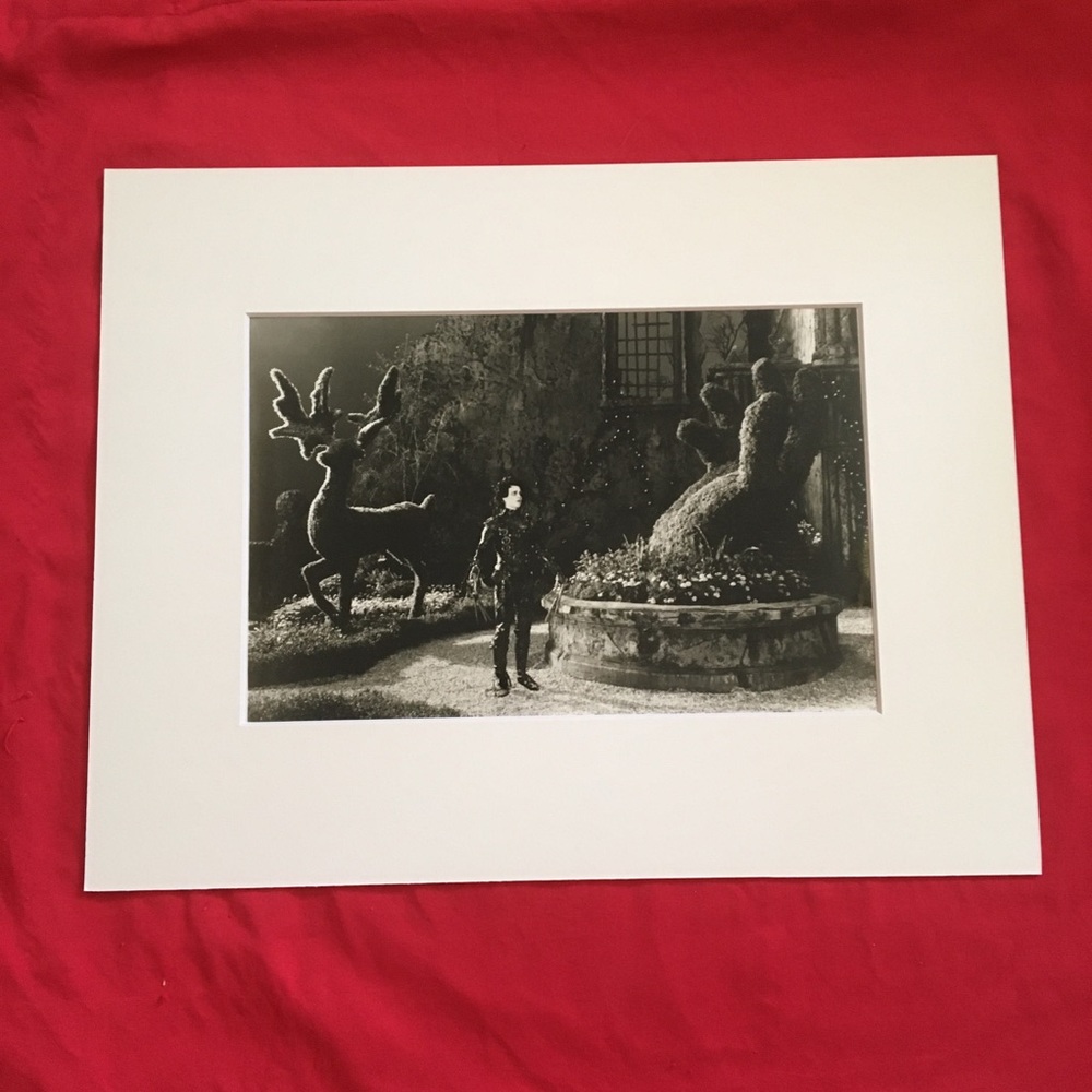 Edward Scissorhands art matted Johnny Depp Butron